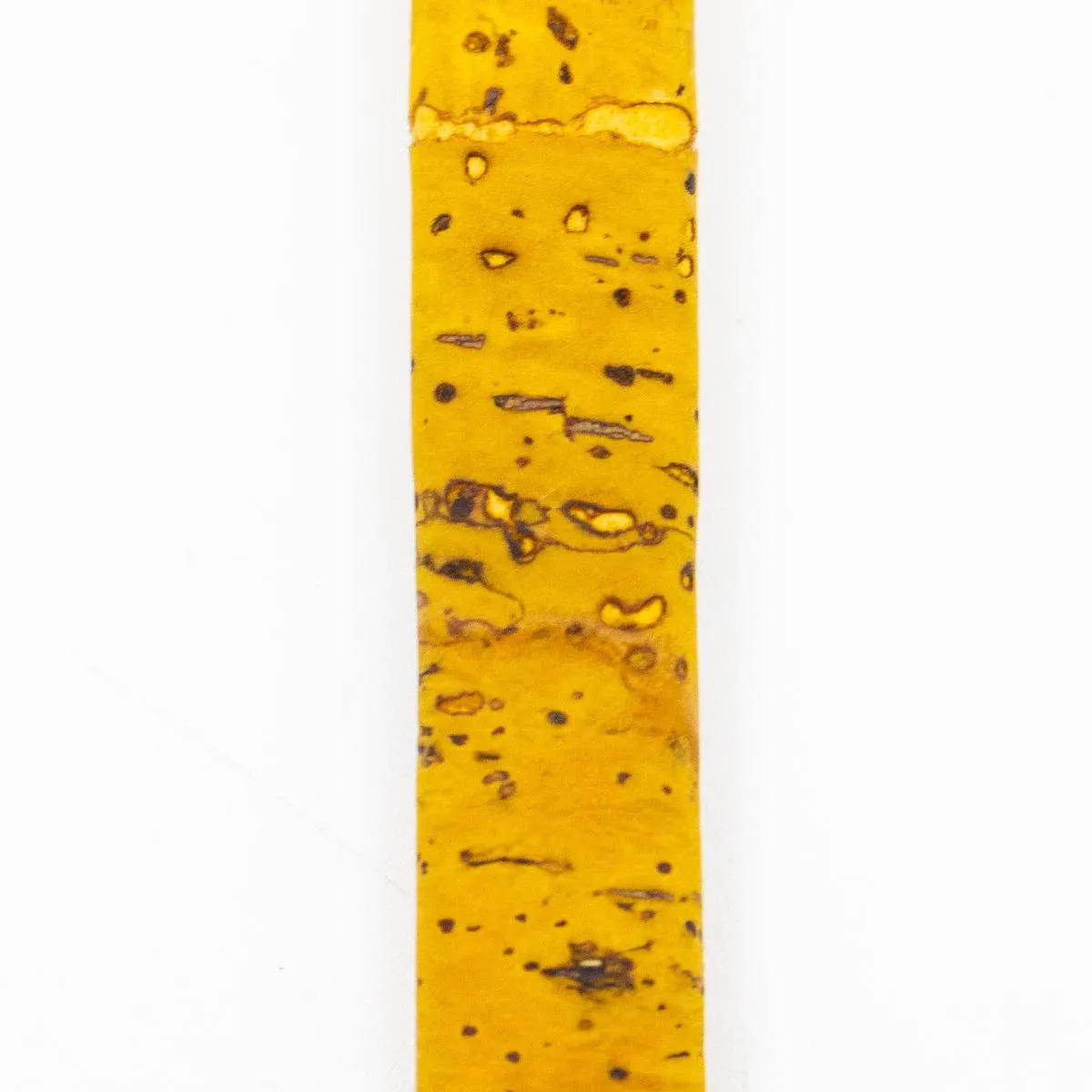 10x5mm yellow Licorice Cork Cord Leather Portuguese cork COR-343
