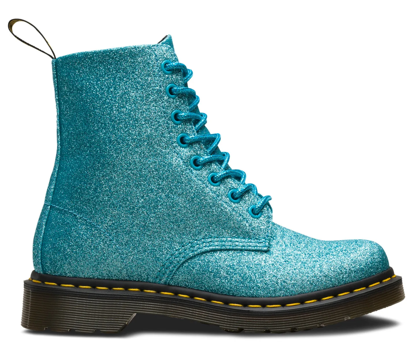1460 Pascal Glitter Turquoise Boots