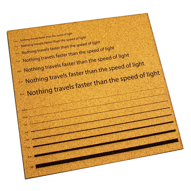 1mm Laser Cork, 600mm x 400mm sheet
