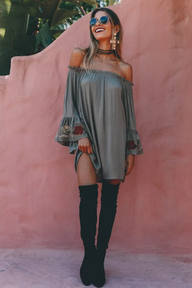 Abbey Lee Dress Olive