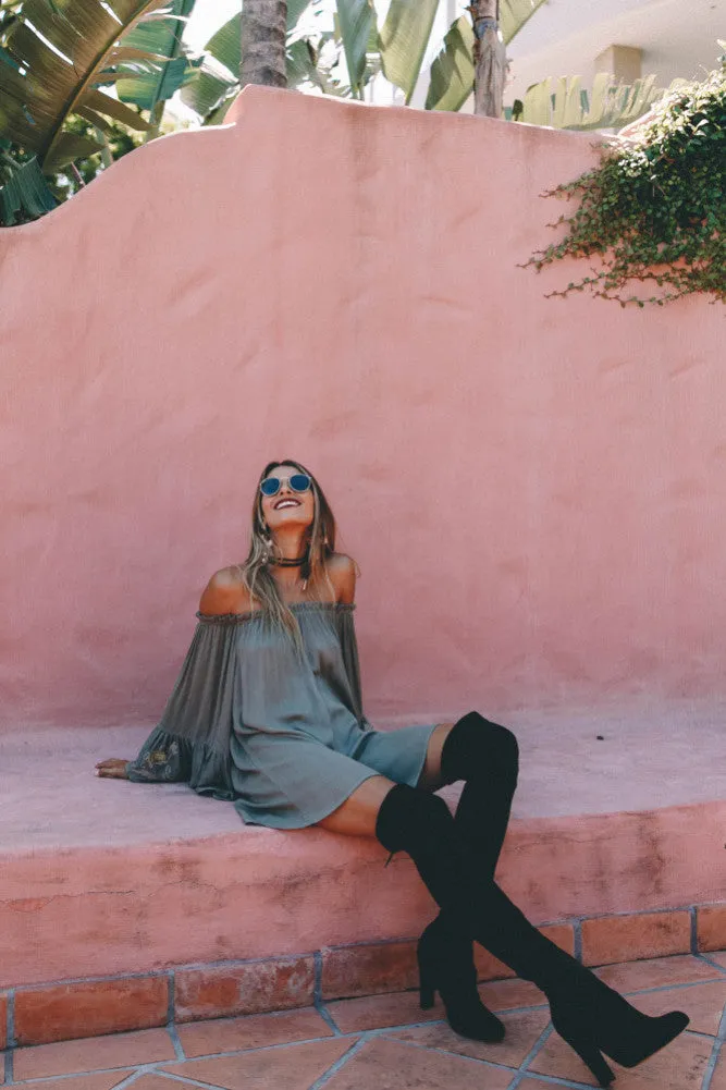 Abbey Lee Dress Olive