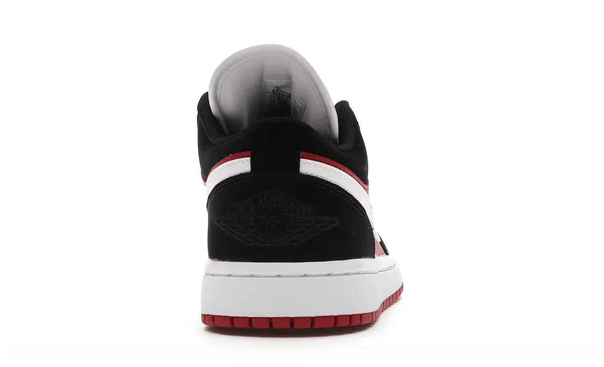 Air Jordan 1 Low Black White Gym Red (W)