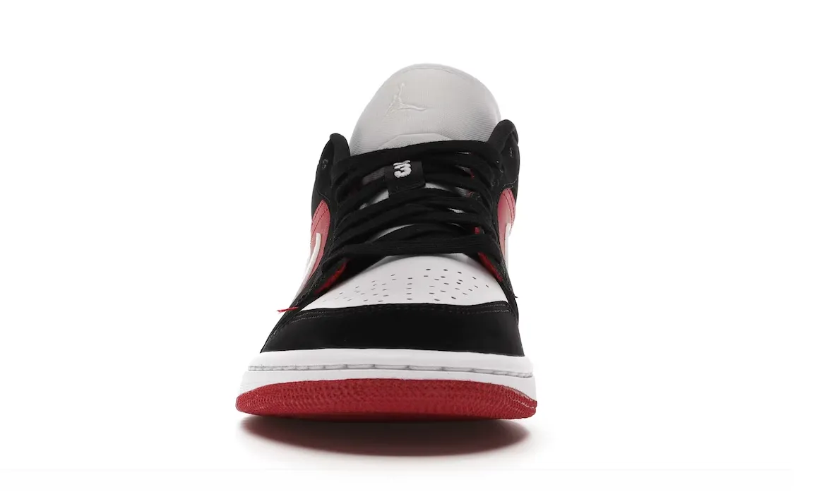 Air Jordan 1 Low Black White Gym Red (W)