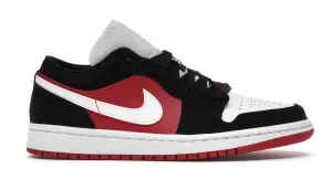Air Jordan 1 Low Black White Gym Red (W)