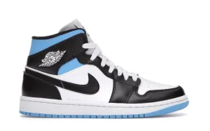 Air Jordan 1 Mid University Black White (W)