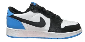 Air Jordan 1 Retro Low OG Black Dark Powder Blue (GS)