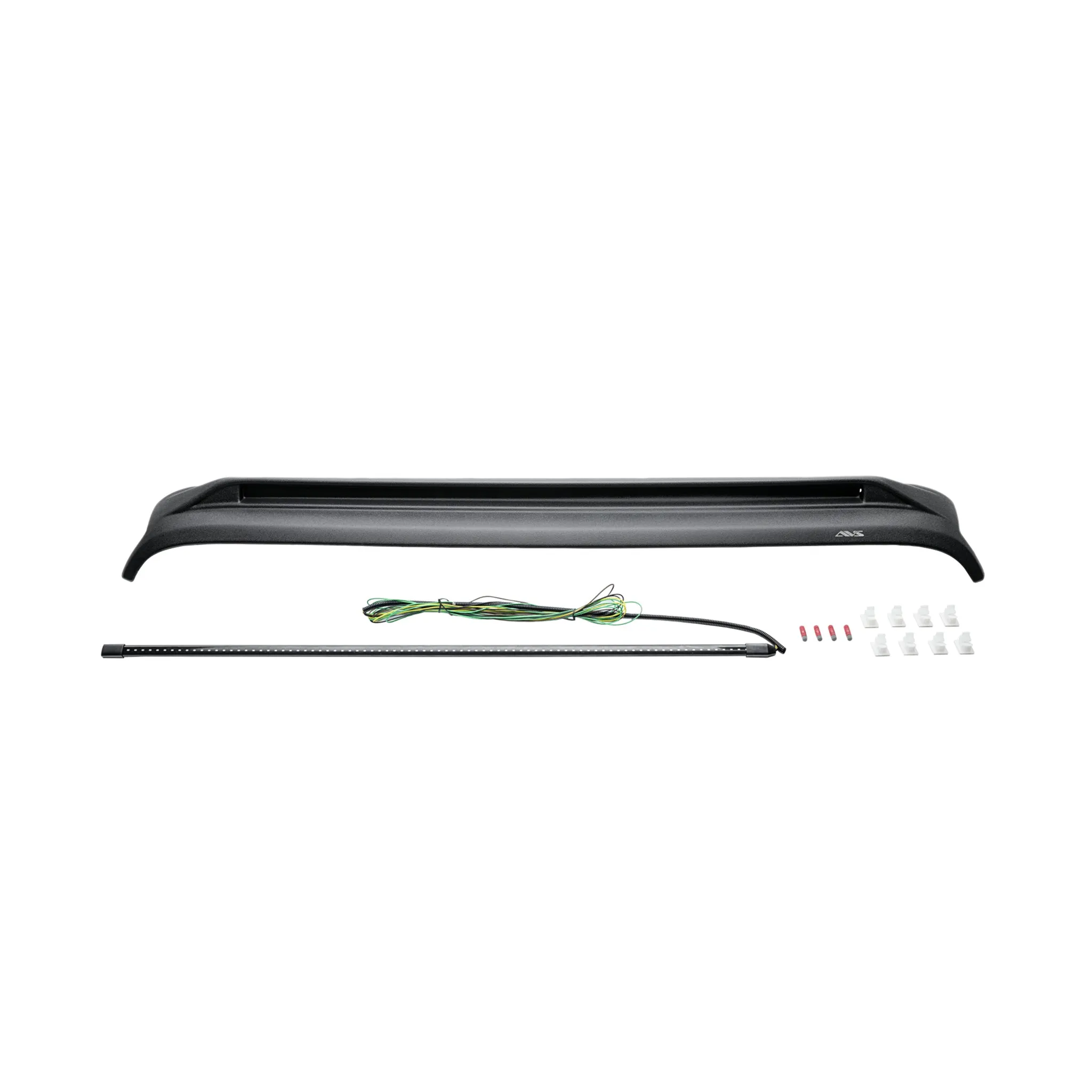 Auto Ventshade Aeroskin Lightshield Pro Bug Deflector - Black - Jeep Wrangler JK/Gladiator JT 2018-22