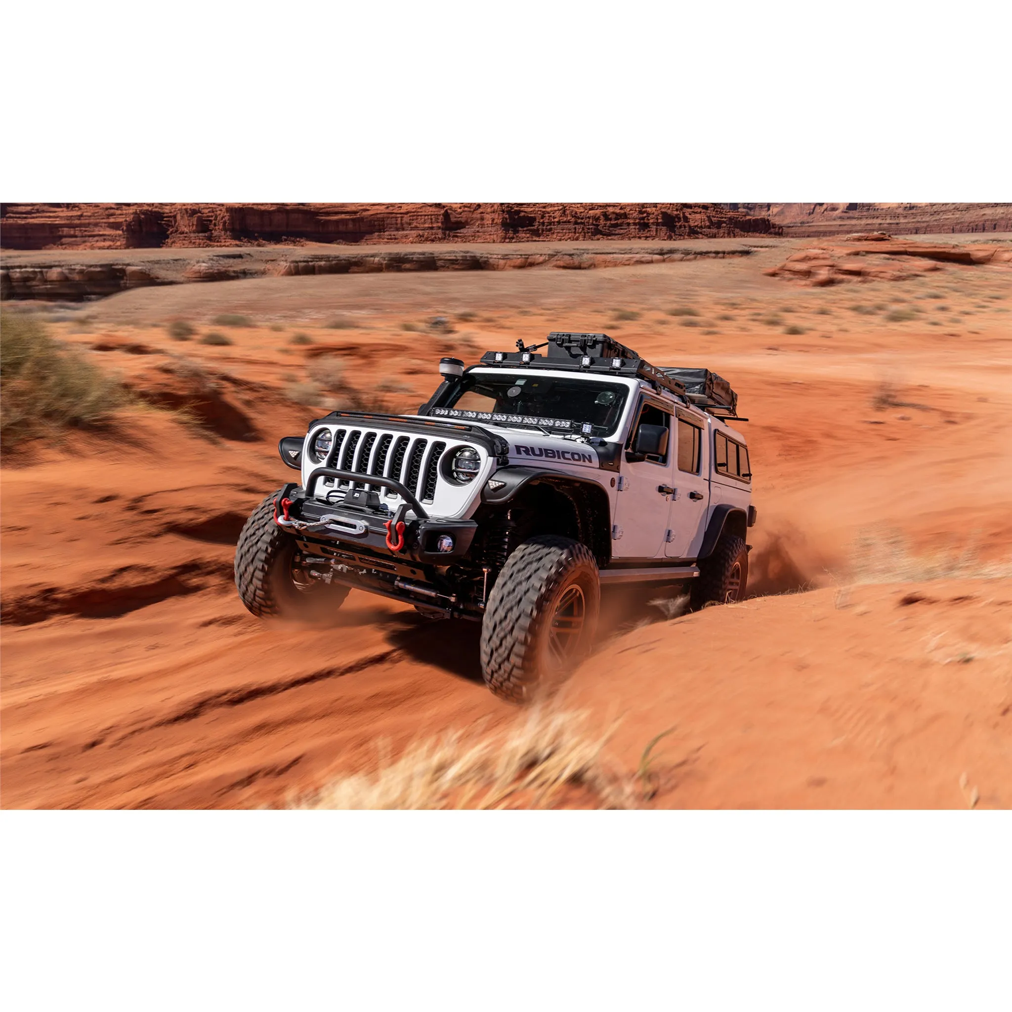 Auto Ventshade Aeroskin Lightshield Pro Bug Deflector - Black - Jeep Wrangler JK/Gladiator JT 2018-22