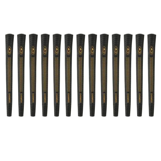 Avon Chamois Black Jumbo - 13 Piece Golf Grip Bundle