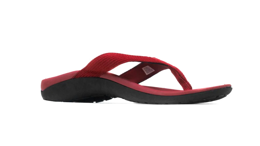 Axign Orthotic Flip Flops - Red