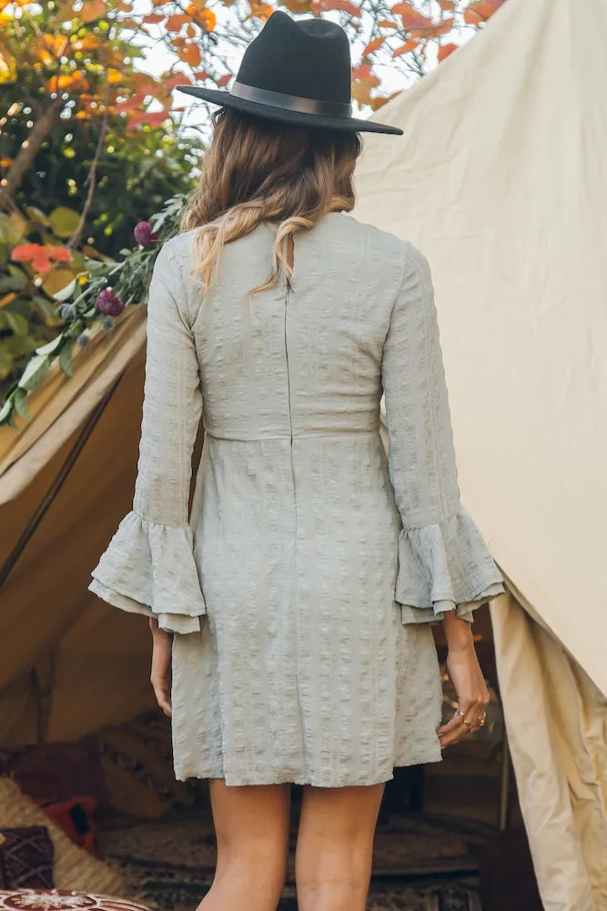 Behind The Mask Dress Khaki