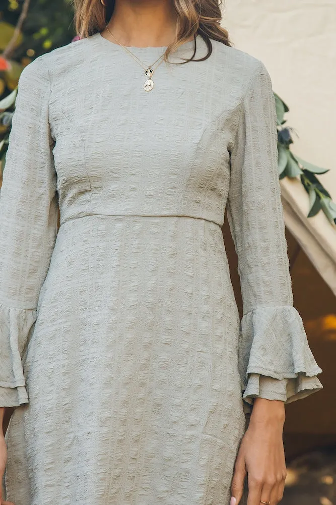 Behind The Mask Dress Khaki