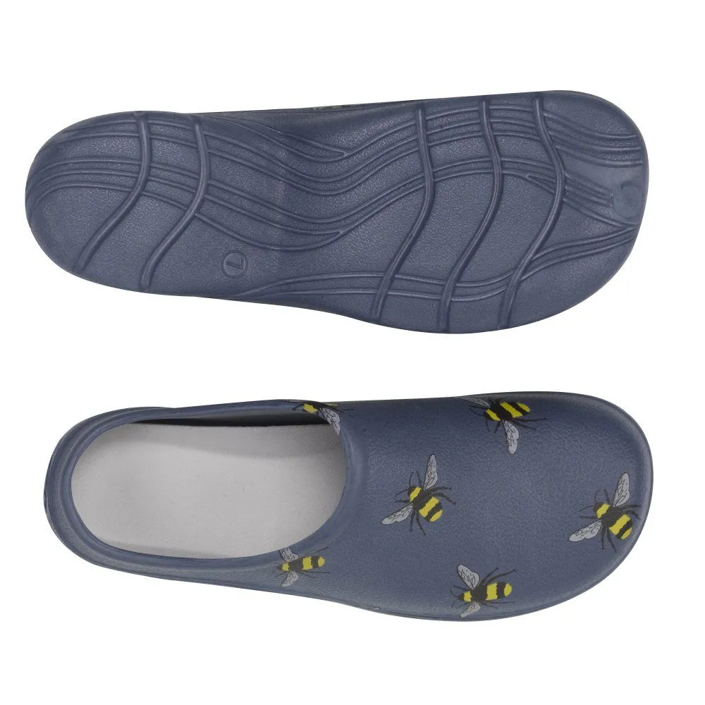 Briers Navy Bees Comfi Clogs - Size 4