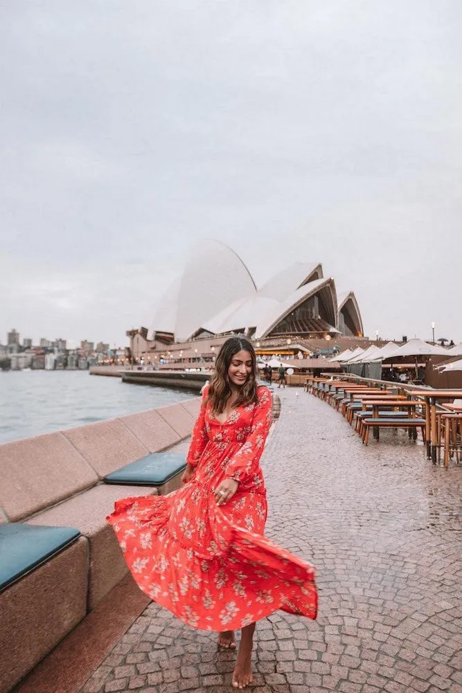 Cast A Spell Maxi Dress Red