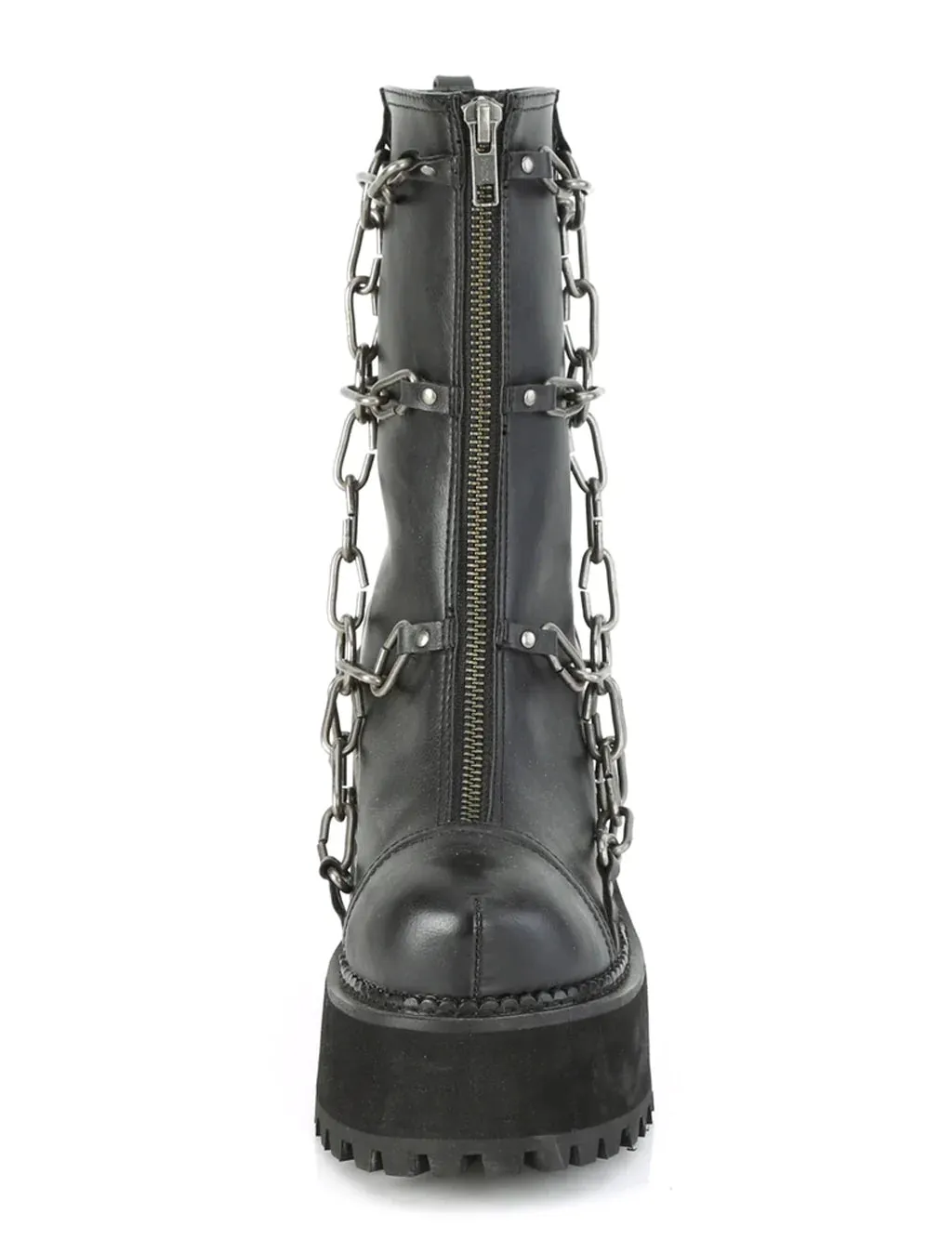 DEMONIA ASSAULT-66 - BLACK VEGAN LEATHER  ✰ PRE ORDER ✰