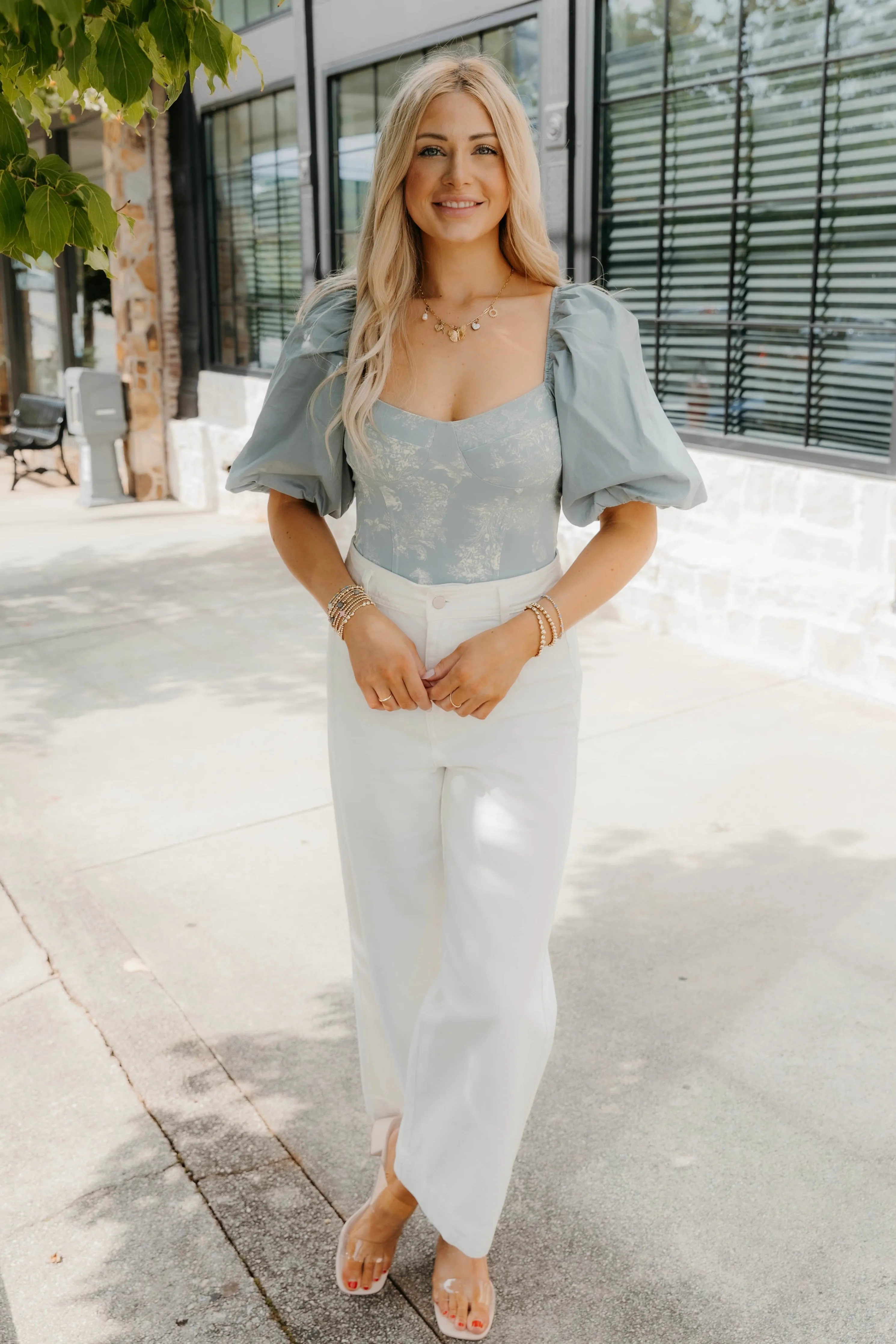 Free People Prairie Rose Bodysuit