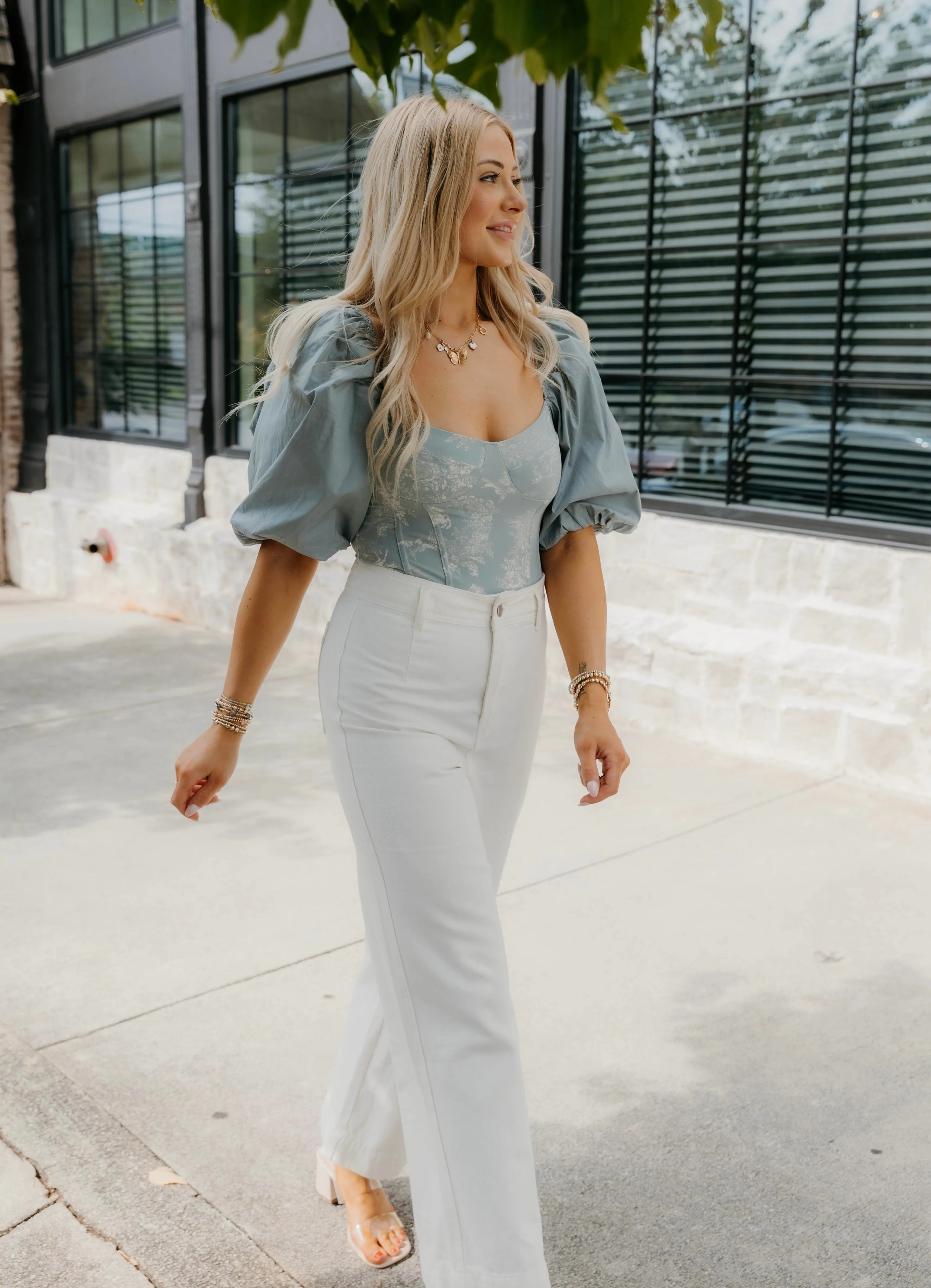 Free People Prairie Rose Bodysuit