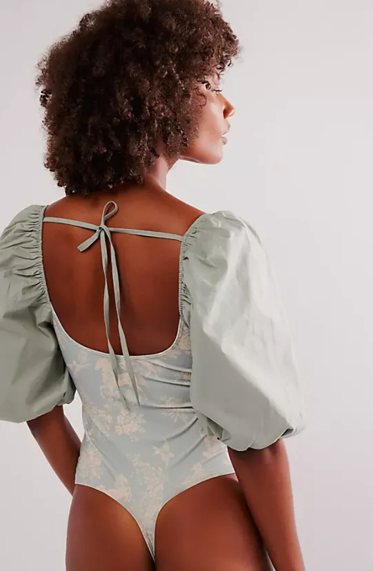 Free People Prairie Rose Bodysuit