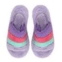 Girls Slippers | Purple, Pink & Blue Furry | IScream