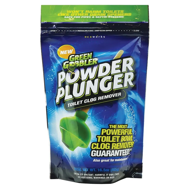 Green Gobbler G0626 Drain Cleaner Crystals, Granular, White to Off-White, Odorless, 16.5 oz :EA: QUANTITY: 1