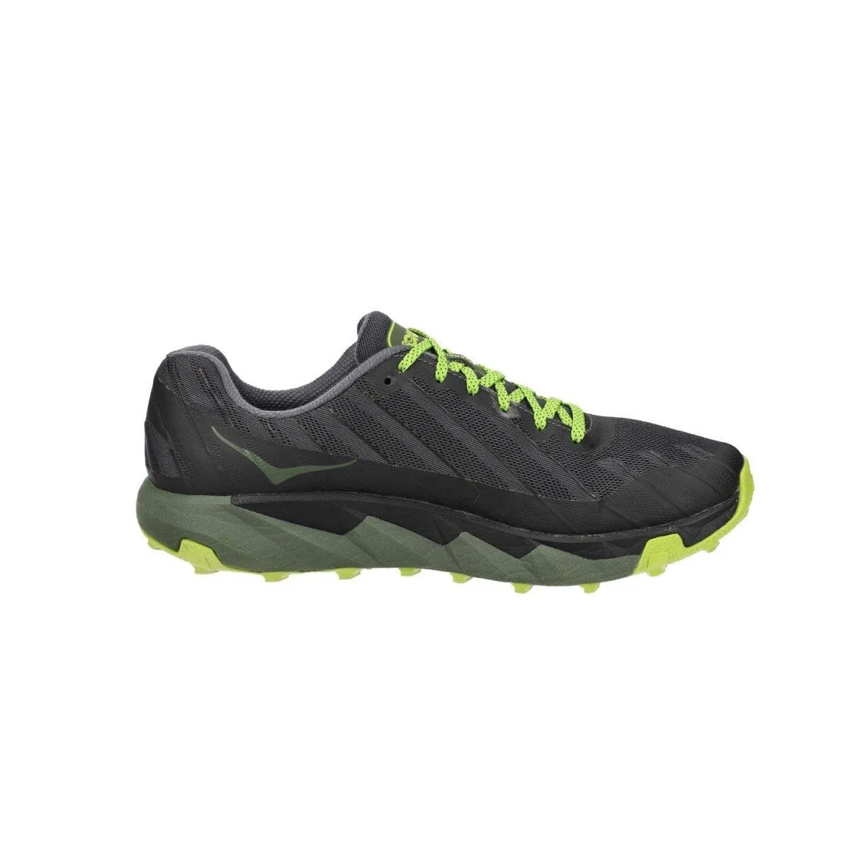 Hoka One One Torrent Trail Running Sport Shoes Fabric Black Colour For Men