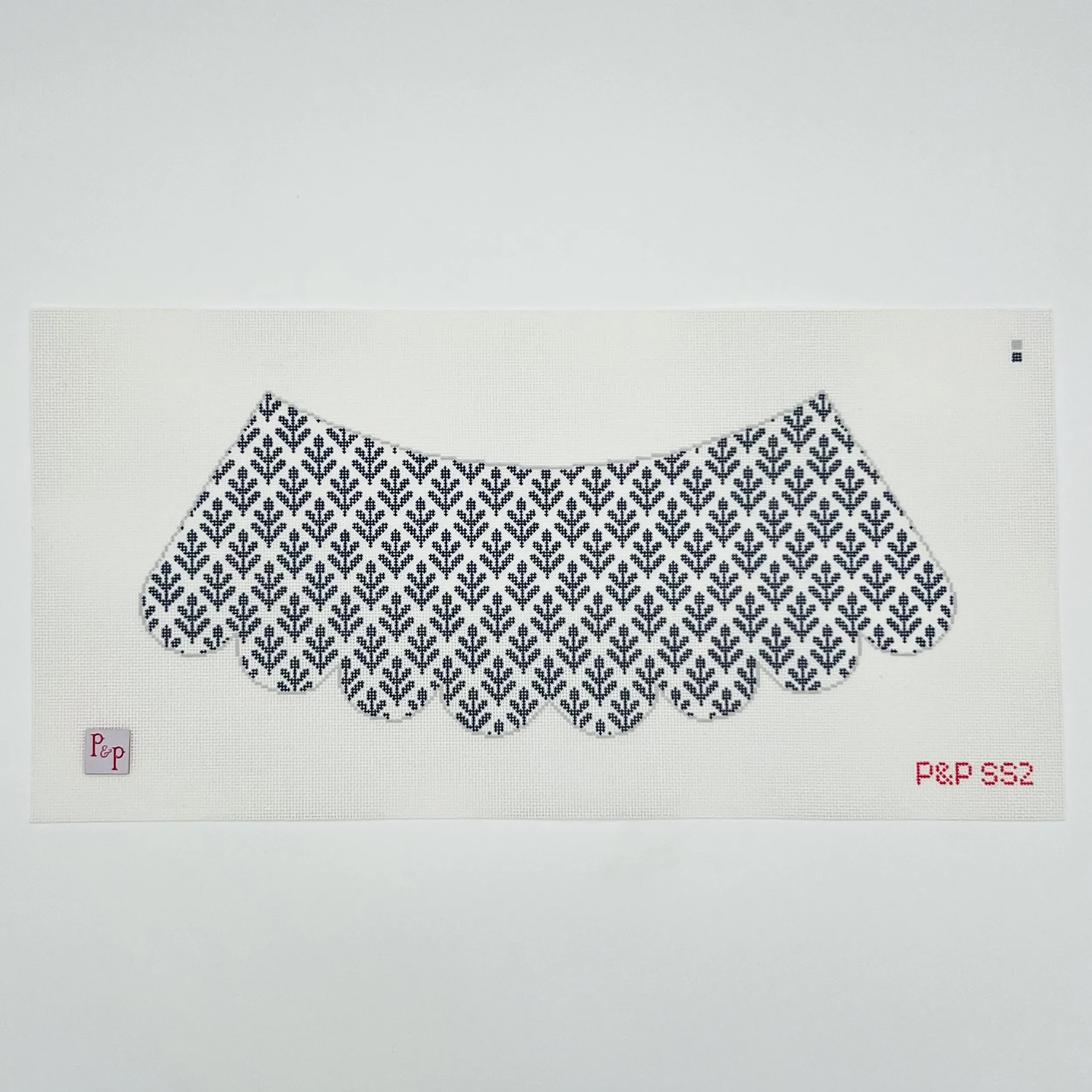 Indigo Ivy Lamp Shade Canvas