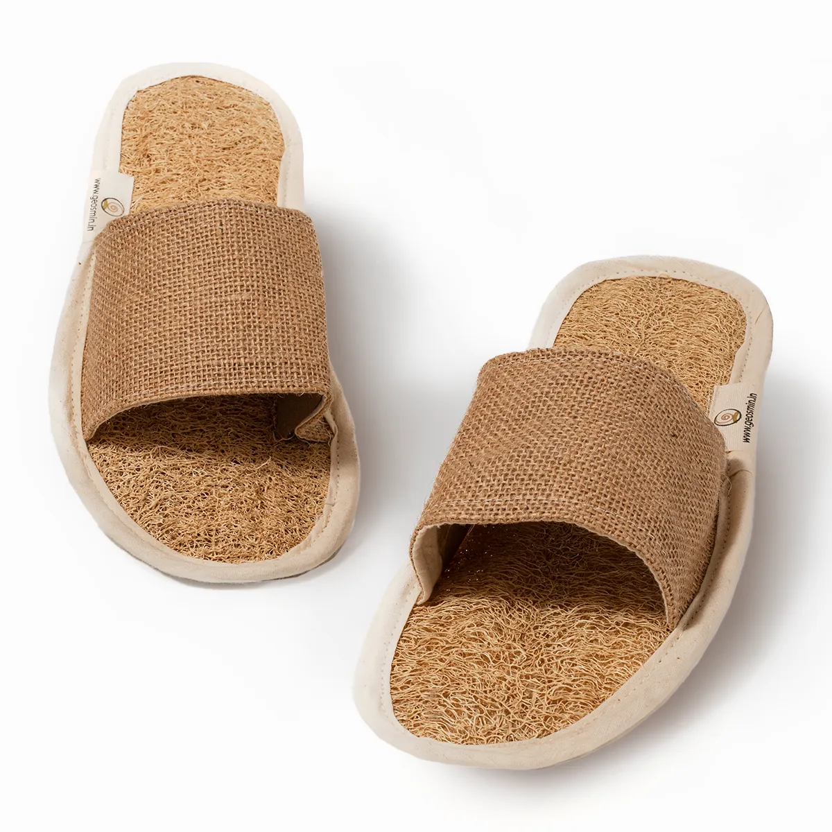Indoor slippers – loofah | open toe slidders