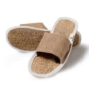 Indoor slippers – loofah | open toe slidders
