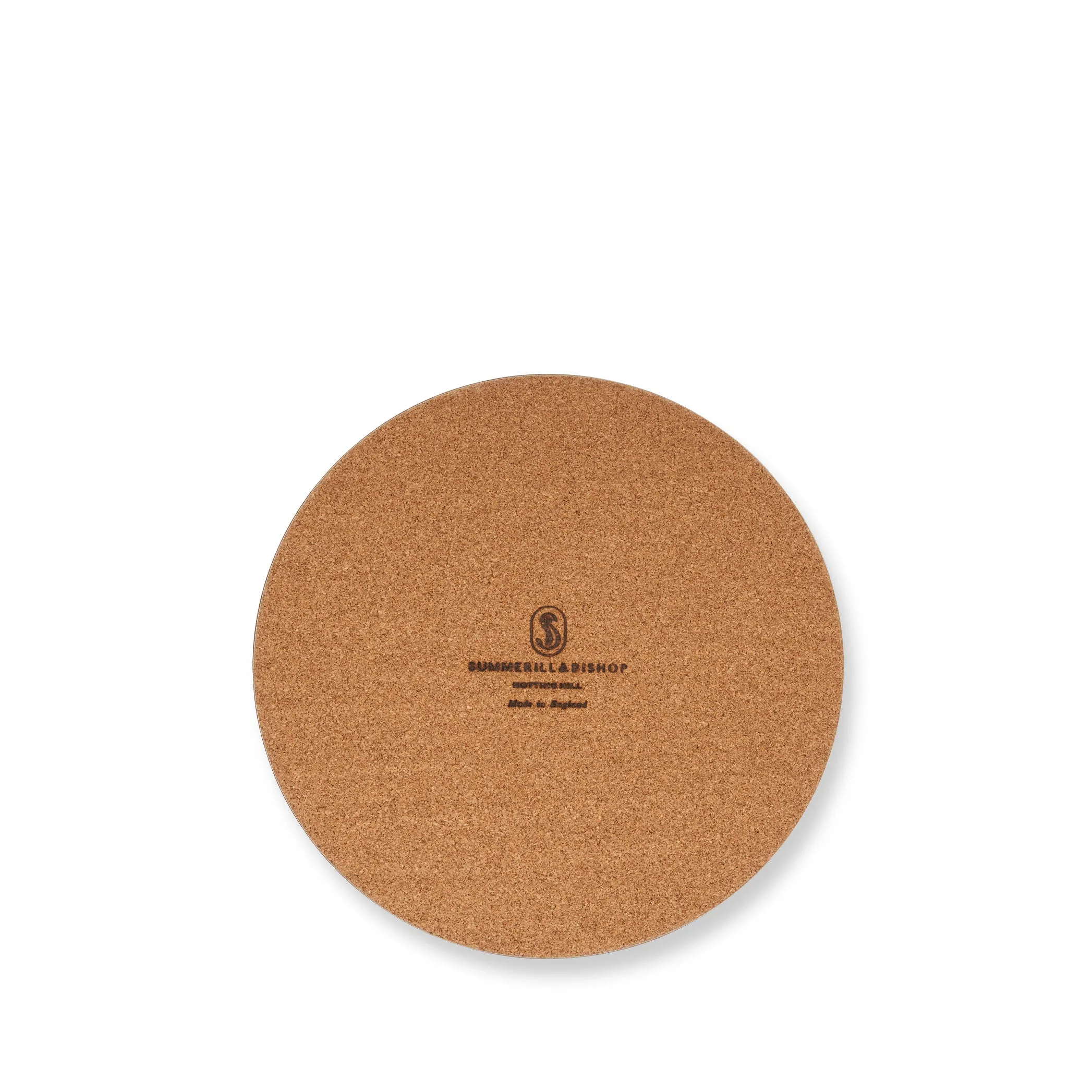 Iris Round Cork-backed Placemat in Violet
