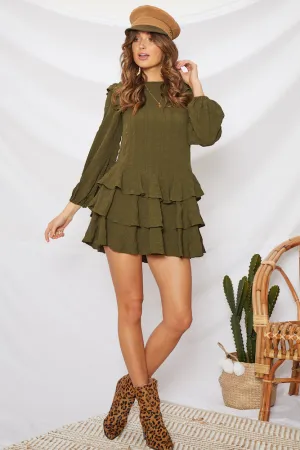 Juno Dress Khaki
