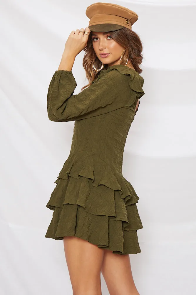 Juno Dress Khaki