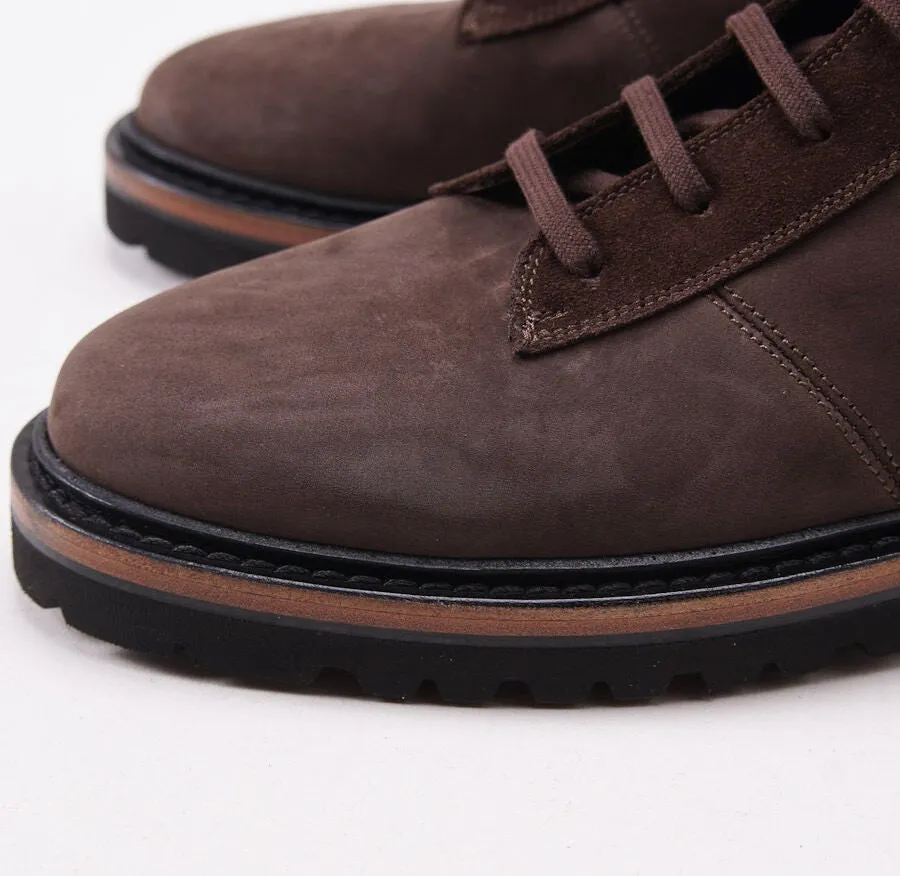 Kiton Nubuck Leather Ankle Boots
