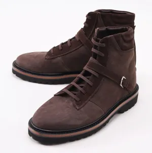 Kiton Nubuck Leather Ankle Boots