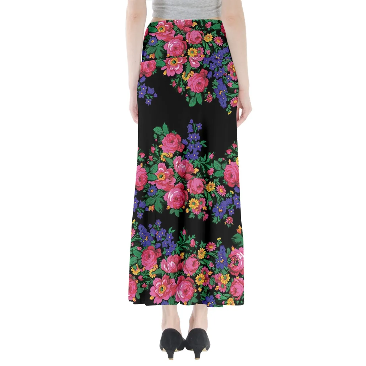 Kokum's Revenge Black Full Length Maxi Skirt