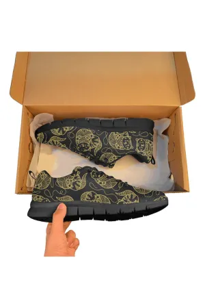 Kool Kat Sketch Women's Breathable Running Shoes (Model 055)