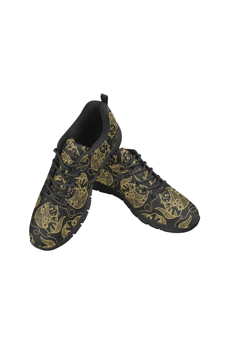 Kool Kat Sketch Women's Breathable Running Shoes (Model 055)