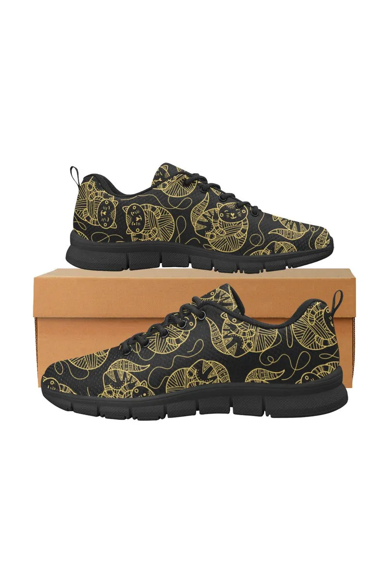 Kool Kat Sketch Women's Breathable Running Shoes (Model 055)