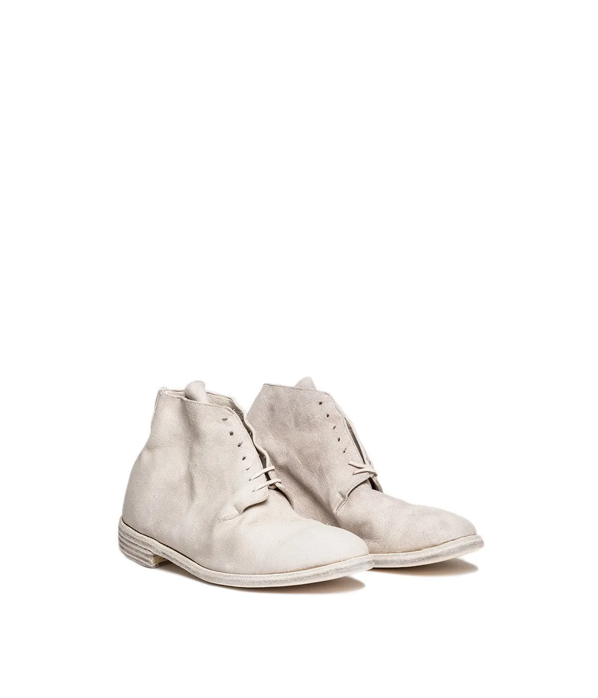 Lace-up Reverse Horse Leather Ankle Boot