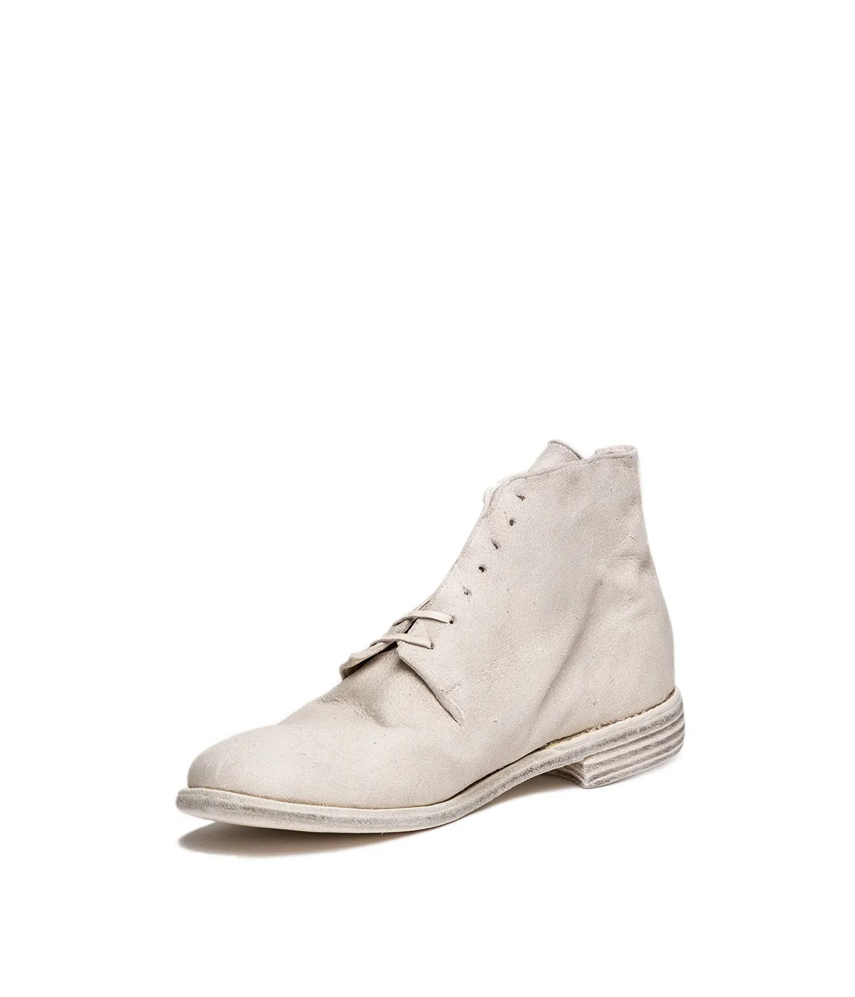 Lace-up Reverse Horse Leather Ankle Boot