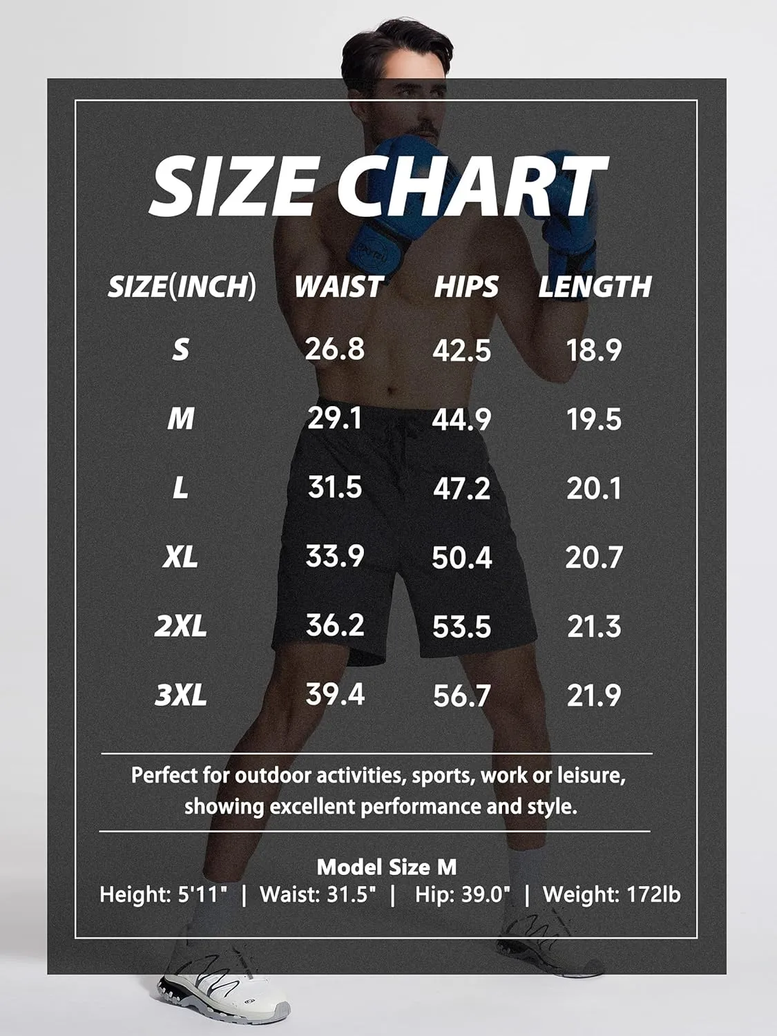 Mens Athletic Workout Gym Shorts 7 Inch Inseam Running Sweat Sport Shorts for Men with Zipper Pockets