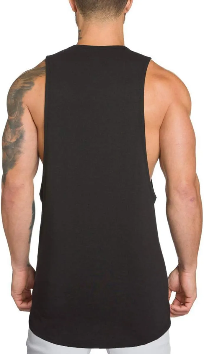 Muscle Killer Men's Muscle Cut Off Gym Workout Stringer Tank Tops Bodybuilding Fitness T-Shirts 1/2/3 Pack