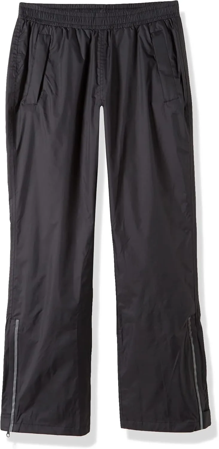Outdoor Ventures Women's Rain Pants Packable Waterproof Hiking Pants Windproof Breathable Outdoor Rain Over Pants