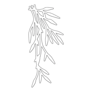 Penny Black Creative Dies - Bamboo Foliage 1.2 inch x 2.8 inch*