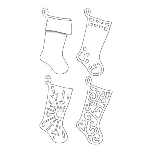 Penny Black Creative Dies Layered Stockings*