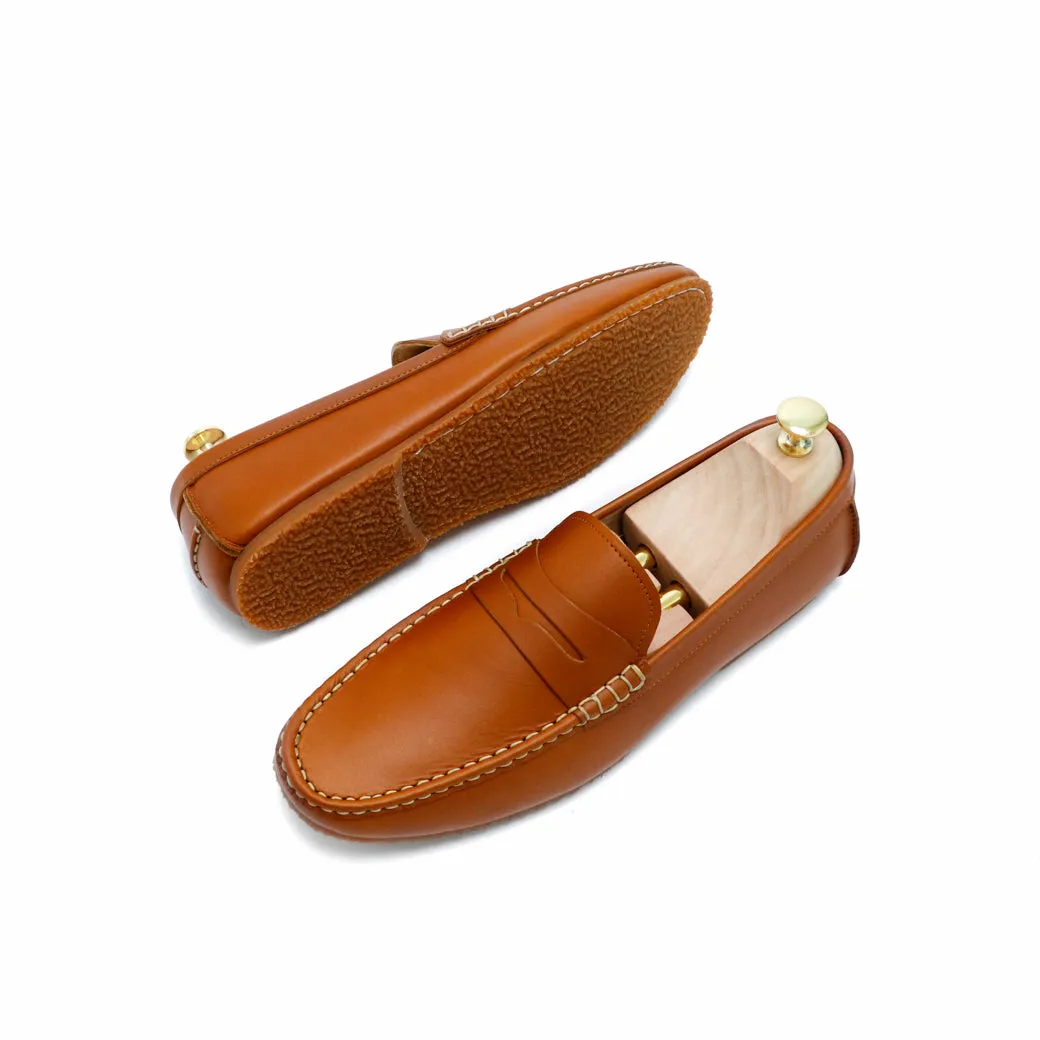 Penny Loafer Classy Oil Tanned Toffee Tan