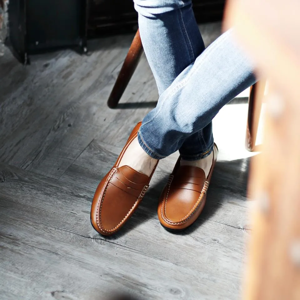 Penny Loafer Classy Oil Tanned Toffee Tan