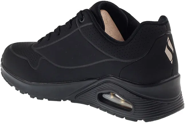 Skechers Trainers Womens Uno Stand On Air Black