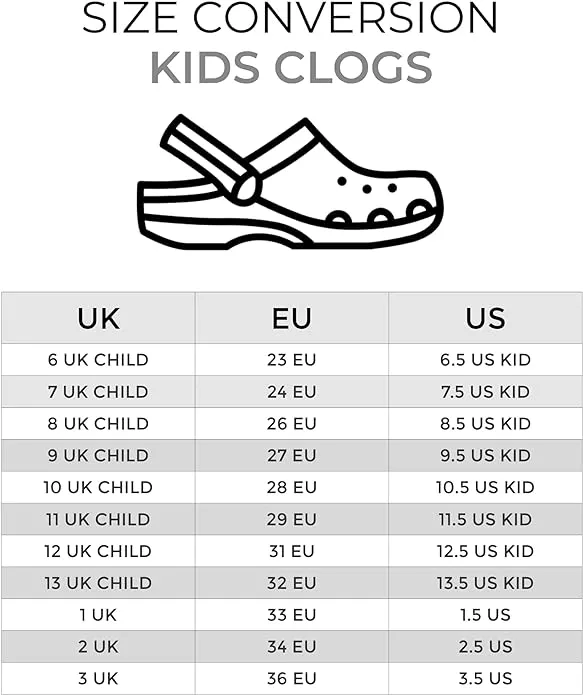 Sonic The Hedgehog Boys Clogs