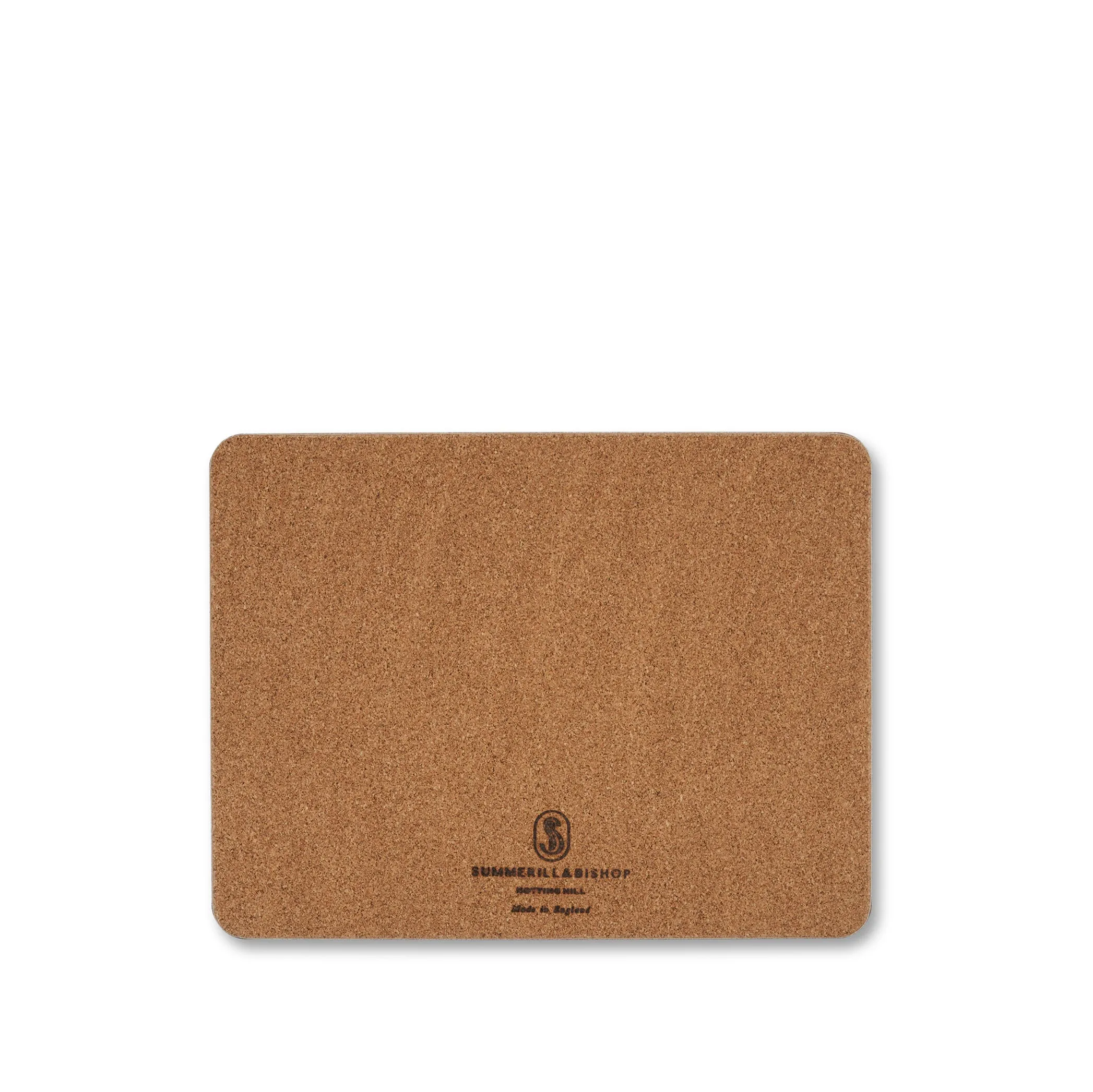 Stripe Cork-Backed Placemat in Lemon Yellow
