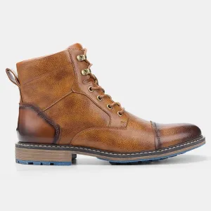 Yeknu 39~48 Boots For Men Classic Brand Comfortable Fashion Leather Men Ankle Boots #604